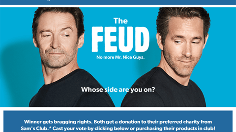 Sam's Club 'The Feud' Microsite